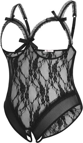 Avidlove Plus Size Lingerie Exotic Teddies Bodysuits One Piece Lace Babydoll Sleepwear in Saudi Arabia