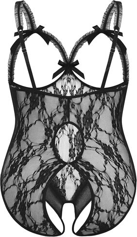 Avidlove Plus Size Lingerie Exotic Teddies Bodysuits One Piece Lace Babydoll Sleepwear in Saudi Arabia