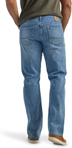 Wrangler Authentics Men's Relaxed Fit Boot Cut Jean, Dark Harbor, 42W x 32L in Saudi Arabia