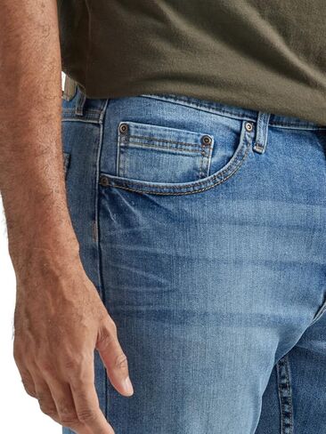 Wrangler Authentics Men's Relaxed Fit Boot Cut Jean, Dark Harbor, 42W x 32L in Saudi Arabia