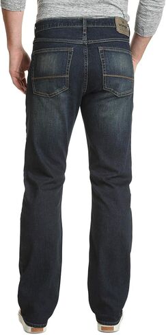 Wrangler Authentics Men's Relaxed Fit Boot Cut Jean, Dark Harbor, 42W x 32L in Saudi Arabia