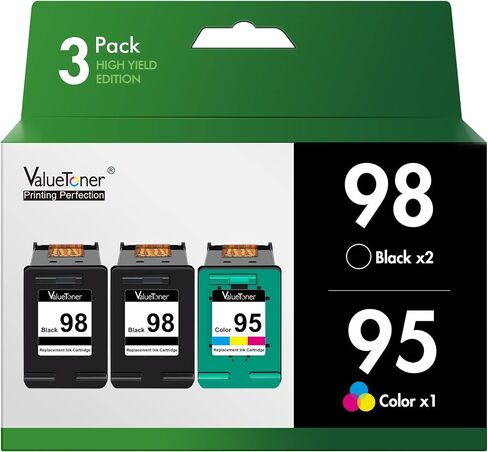 Valuetoner Remanufactured Ink Cartridge Replacement for HP 63XL 63 XL for Envy 4520 4512 4516 Officejet 5252 3830 3833 4655 5255 Deskjet 1112 2130 3630 3634 Printer (3 Color + 1 Reusable Printhead) in Kuwait