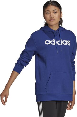 adidas Women's Essentials Oversize Fleece Hoodie, Halo Blush/ Gold Met, Medium… in Saudi Arabia