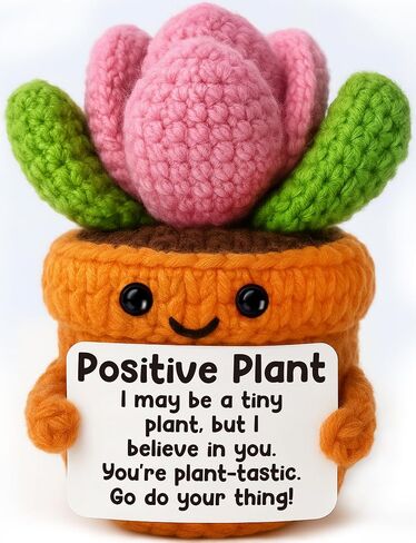 Funny Leaving Gifts for Women Men | Crochet Succulent with Humor Message | Cute Office Desk Decor, Novelty Coworker Friend Farewell Retirement Gag Gift Heartbreak,Goodbye Breakup in Saudi Arabia