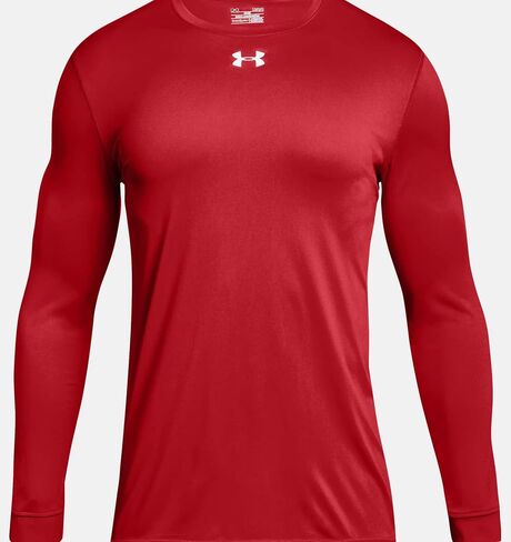 Under Armour Men's UA Locker 2.0 Long Sleeve Shirt, Maroon, 3X-Large in Kuwait