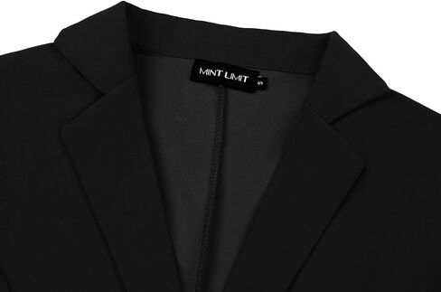 Cropped Blazer for Women Long Sleeve Notch Lapel Button Front Blazers Casual Work Office Cardigan Suit Jacket in Kuwait