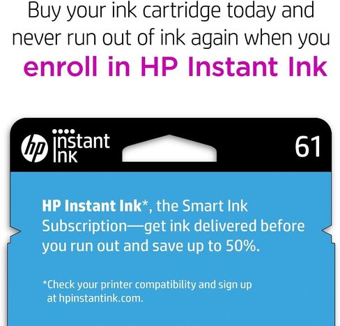 HP 61 | خرطوشة حبر | تعمل مع HP Deskjet 1000 1500 2050 2500 3000 3500 Series HP ENVY 4500 5500 Series | HP Officejet 2600 4600 Series | ثلاثية الألوان | CH562WN in Kuwait