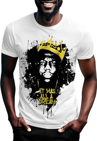 Swag Point Hip Hop T-Shirt - Funny Vintage Street wear Hipster Parody (4XL, BRKN-RED) in Saudi Arabia