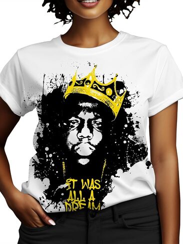 Swag Point Hip Hop T-Shirt - Funny Vintage Street wear Hipster Parody (4XL, BRKN-RED) in Saudi Arabia