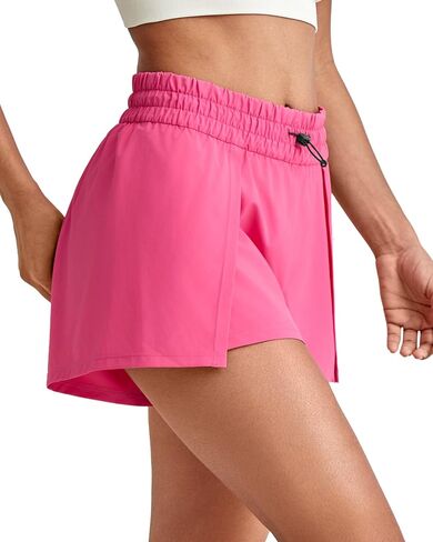 G4Free 2 in 1 Flowy Athletic Running Shorts for Women Mid Rise Quick Dry Workout Summer Shorts for Tennis with Liner in Kuwait