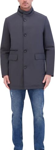 Kenneth Cole Men's Sb Button Front Poly Rain Tech with Dual Pocket Trim in Saudi Arabia