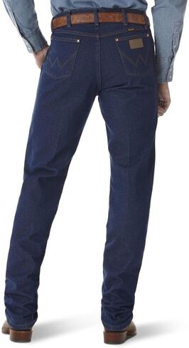 بنطلون جينز رجالي من Wrangler مقاس 13MWZ من Cowboy Cut الأصلي - 34W x 32L in Kuwait