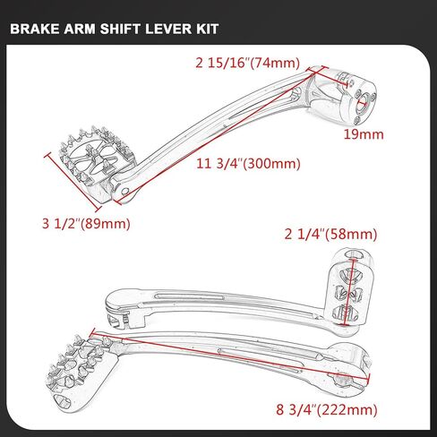 فرامل ذراع الفرامل MX كعب إصبع القدم رافعة رافعة أوتاد أوتا أوتا ل Harley Touring 2014-2024 Road King Electra Glide Glide Road Glides (Black) in Kuwait