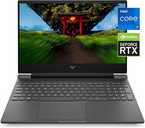 Victus by HP 15 Gaming Laptop, NVIDIA GeForce RTX 3050, 12th Gen Intel Core i5-12500H, 8 GB RAM, 512 GB SSD, Full HD Display, Windows 11 Home, Backlit Keyboard, Enhanced Thermals (15-fa0025nr, 2022) in Saudi Arabia