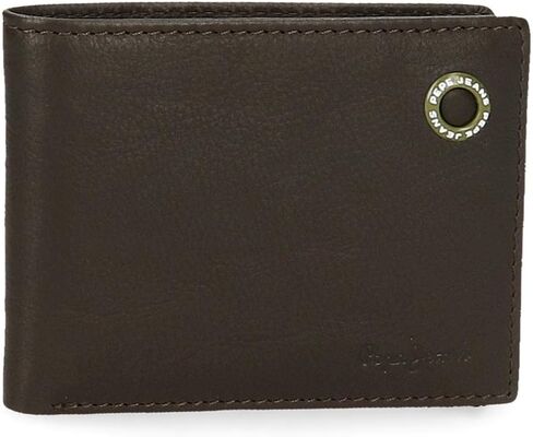 Pepe Jeans Men's Horizontal Wallet with Purse, Blue in Saudi Arabia
