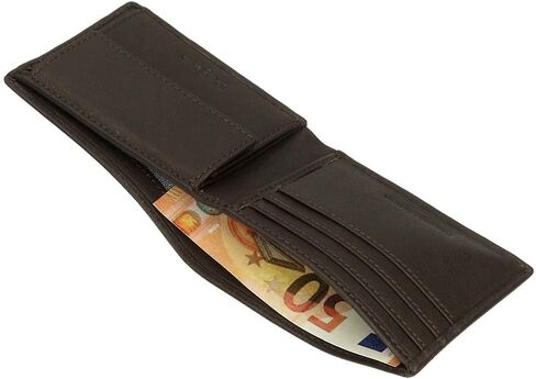 Pepe Jeans Men's Horizontal Wallet with Purse, Blue in Saudi Arabia