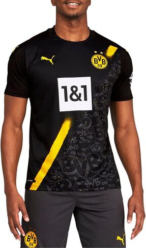 PUMA - Mens BVB Away Replica Short Sleeve W/Sponsor Logo W/Opel T-Shirt in Saudi Arabia