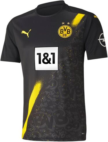 PUMA - Mens BVB Away Replica Short Sleeve W/Sponsor Logo W/Opel T-Shirt in Saudi Arabia