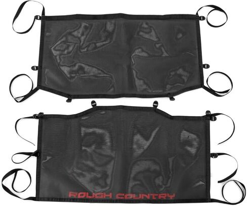 Rough Country Black Mesh Bikini Top for 2020-2024 Jeep Gladiator JT - 85118 in Saudi Arabia