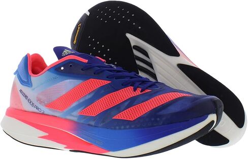 adidas Unisex Adizero Adios Pro 2 Pulse Lime/Real Teal/Flash Orange 8.5 D in Kuwait