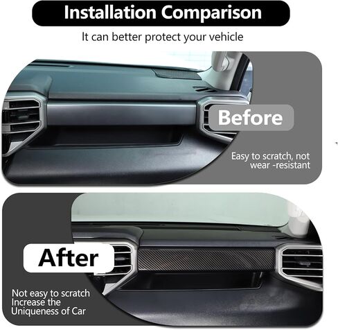 Car Center Control Dashboard Panel Strips Trim Compatible with Toyot@ Tundra/Sequoia 2022-2025 Central Control Panel Protective Cover Decoration Accessories (Sports red) in Saudi Arabia