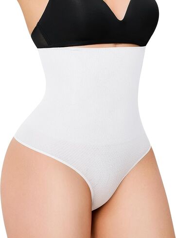 LANCS Thong Shapewear Tummy Control Underwear for Women Seamless Shaping Panties High Waist Body Shaper Girdle in Saudi Arabia