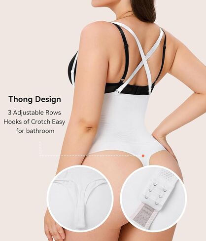 LANCS Thong Shapewear Tummy Control Underwear for Women Seamless Shaping Panties High Waist Body Shaper Girdle in Saudi Arabia
