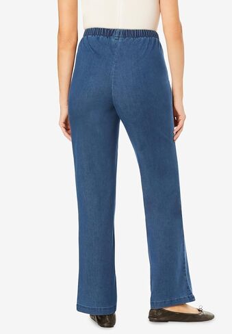 Woman Within Women's Plus Size Wide Leg Fineline Jean in Saudi Arabia