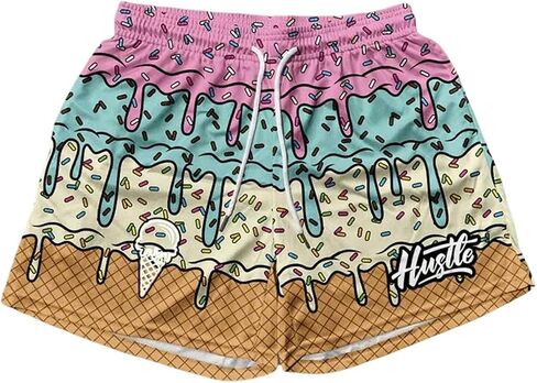 Floerns Men's Swim Trunks Drawstring Quick Dry Bathing Suit Hawaiian Swim Shorts in Saudi Arabia