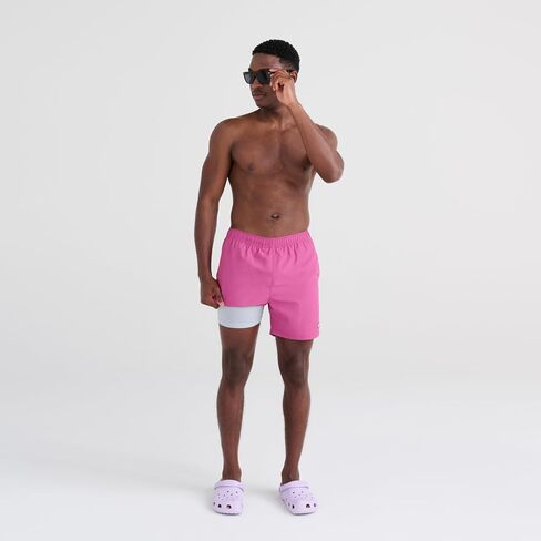 Saxx Intondwear Co. Men Go Coastal 2n1 Volley 5 "مع دعم حقيبة مدمج ، Core in Saudi Arabia