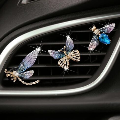 Bee Butterfly Dragonfly Car Armatherapy Diffusers - 3 pcs in Kuwait