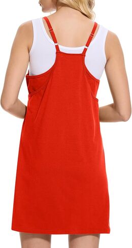 Women Tennis Workout Romper Mini Dress Summer Sleeveless Spaghetti Strap Athletic Sports Dress with Shorts in Saudi Arabia