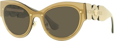 Versace VE 2234 1002 Dark Grey Plastic Cat-Eye Sunglasses Grey Lens in Saudi Arabia