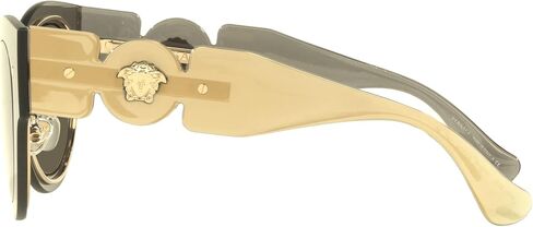 Versace VE 2234 1002 Dark Grey Plastic Cat-Eye Sunglasses Grey Lens in Saudi Arabia