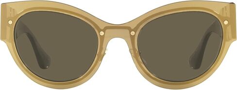 Versace VE 2234 1002 Dark Grey Plastic Cat-Eye Sunglasses Grey Lens in Saudi Arabia