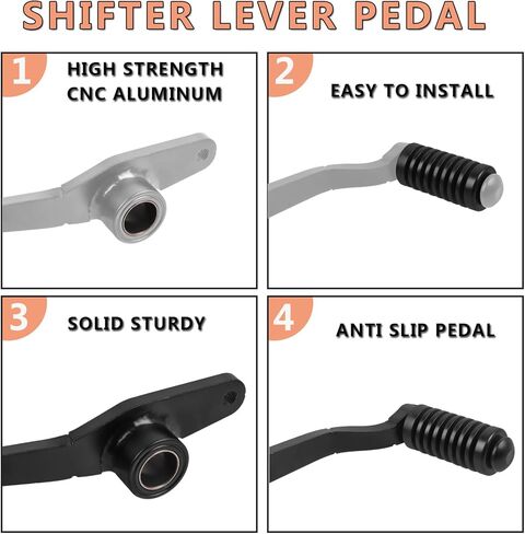 Motorcycle Gear Shifter Shift Lever Shifter Pedal Replacement for Yamaha YZF R7 2022 2023 2024 (Black) in Kuwait