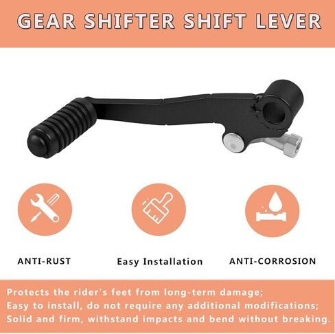 Motorcycle Gear Shifter Shift Lever Shifter Pedal Replacement for Yamaha YZF R7 2022 2023 2024 (Black) in Kuwait
