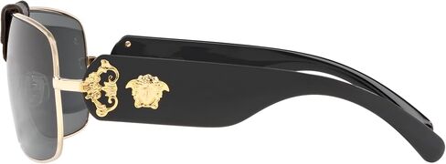Versace SQUARED BAROQUE VE2207Q Sunglasses 1002/3-38 -, Brown VE2207Q-1002-3-38 in Saudi Arabia
