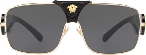 Versace SQUARED BAROQUE VE2207Q Sunglasses 1002/3-38 -, Brown VE2207Q-1002-3-38 in Saudi Arabia