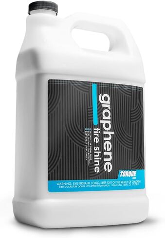 Torque Detail Graphene Tire Shine Spray - Long Lasting Deep Black Shine with No Sling - Graphene Protection Against UV Rays, Fading & Yellowing in Saudi Arabia