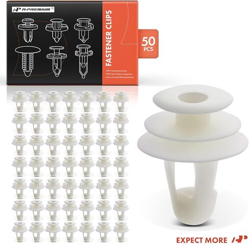 A-Premium 30PCS Nylon Retainer Clip Fasteners Compatible with Toyota Tacoma 1995-2001 - for 10mm Hole in Kuwait