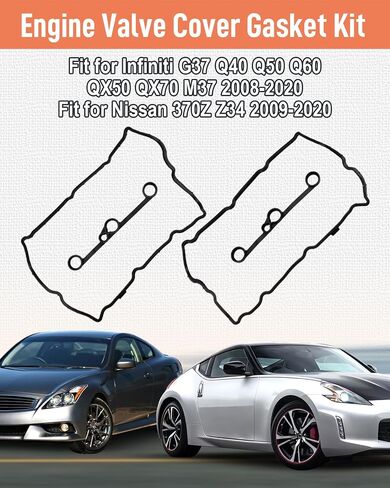 مجموعة حشية صمام المحرك مناسبة لإنفينيتي G37 Q40 Q50 Q60 QX50 QX70 M37 2008-2020 استبدال #13270-EY01A 13270-EY01B in Kuwait