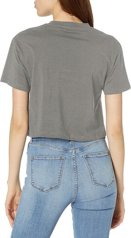 GUESS Women's Active Short Sleeve Oversized Logo Cropped T-Shirt in Saudi Arabia