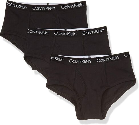 Calvin Klein CK Boys Underwear Briefs, Deep Moat Blue/Black Iris/Sky High, Small in Saudi Arabia