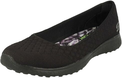 Skechers Microburst One Up Womens Slip On Skimmer Sneakers Charcoal 8.5 in Saudi Arabia