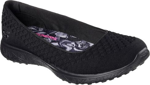 Skechers Microburst One Up Womens Slip On Skimmer Sneakers Charcoal 8.5 in Saudi Arabia