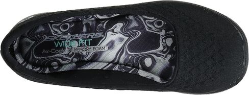 Skechers Microburst One Up Womens Slip On Skimmer Sneakers Charcoal 8.5 in Saudi Arabia