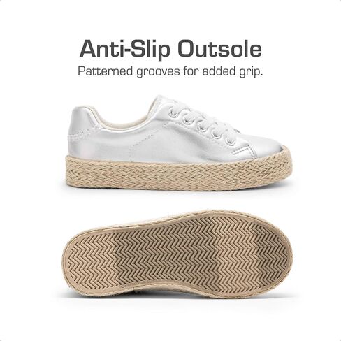 DREAM PAIRS Kid Boys Girls Sneakers Canvas Espadrille Lace Up Walking Casual Shoes in Saudi Arabia