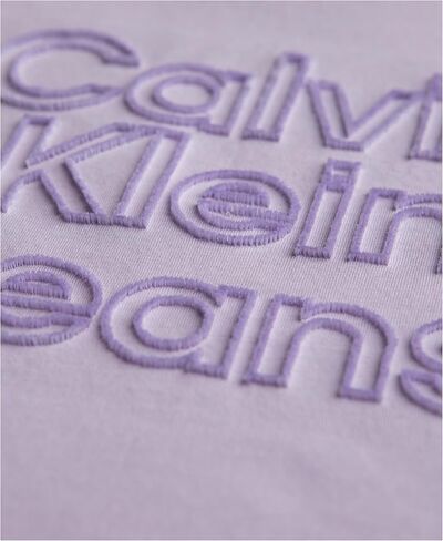 Calvin Klein Girls' Short Sleeve Logo Graphic T-Shirt, White Rainbow, 16 in Saudi Arabia