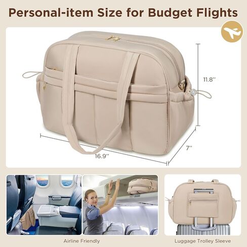 Weekender Bags for Women, Quilted Travel Duffel Bag, Large Puffer Duffle Bag for Travel Gym Overnight Weekend Workout Carry on Bag for Airplanes, Personal Item Travel Bag in Saudi Arabia